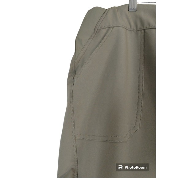 Weatherproof Pants Women's XL Moss Green Stretch Pull On Slim Pant 2 Pockets - Picture 3 of 12